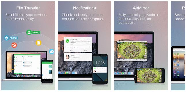 Airdroid Android app